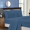 Fabric Fantastic 1000tc Ultra Soft Single Size Bed Greyish Blue Flat & Fitted Sheet Set