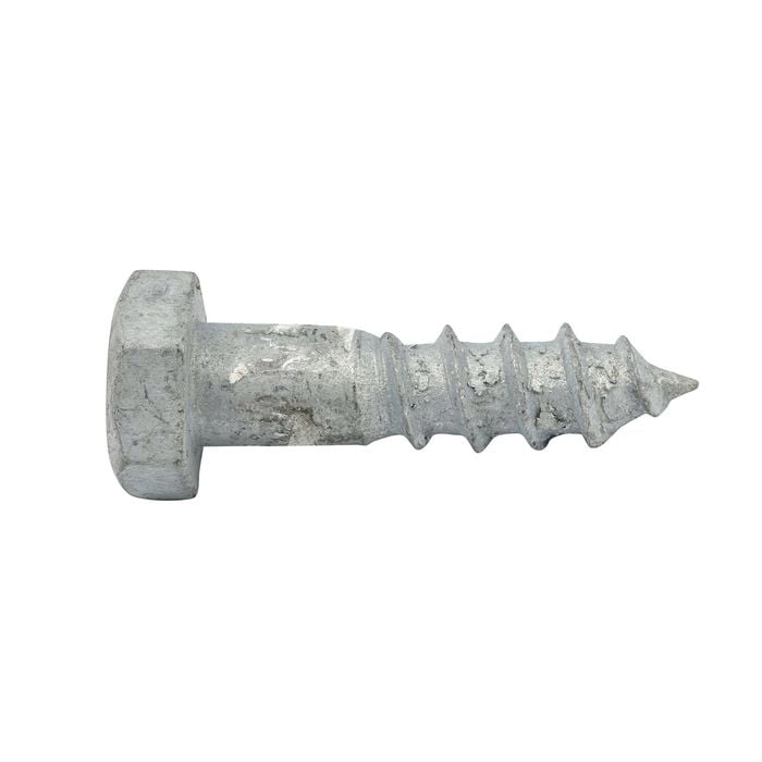 Zenith M10 x 40mm Hot Dipped Galvanised Hex Head Coach Screw - Each