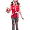 Burger Flipping Zombie Girls Halloween Costume - 5-6