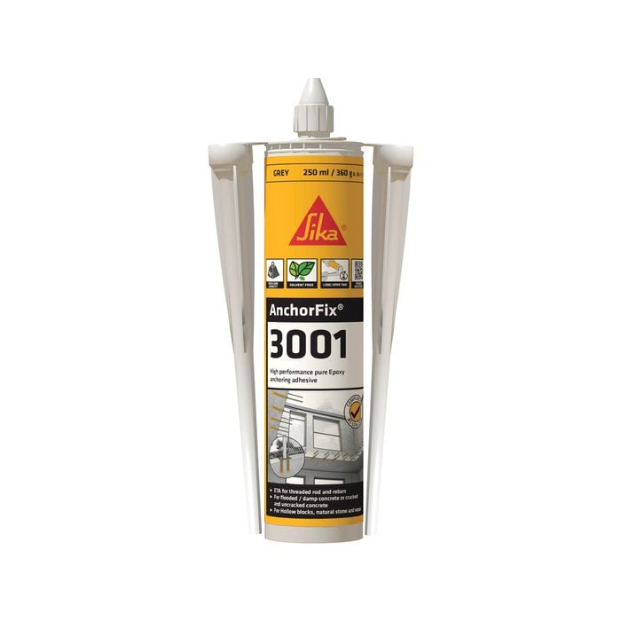 Sika 250ml Grey Anchorfix-3001 Chemical Anchoring Adhesive