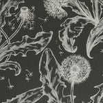 Porter's Paints A4 Sample Graphite Dandelion Wallpaper