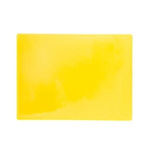 Star Group Polyethylene Cutting Board Yellow GN 1/1 - 325x530x20mm HACCP