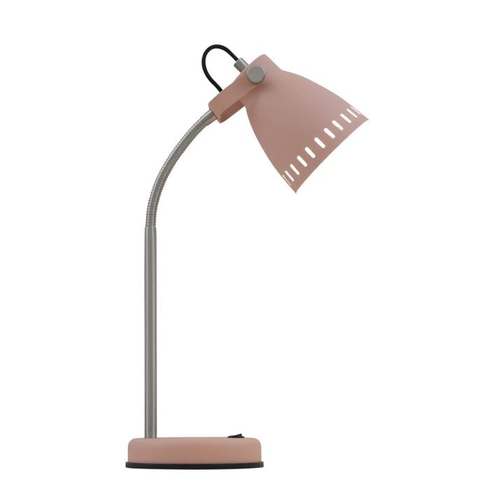 Telbix Nova Contemporary Table Desk Lamp Light Metal Pink