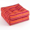Costway 2x Lounge Chair Cushion Soft Square 53x53cm Orange