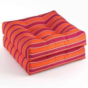 Costway 2x Lounge Chair Cushion Soft Square 53x53cm Orange