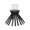Willow & Silk Metal Slatted Black Sticks Candle Holder