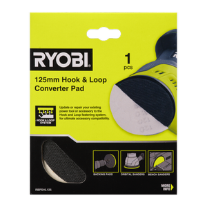 Ryobi 125mm Hook & Loop Converter Pad