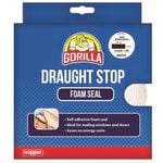 Gorilla 18mm x 6mm x 4m White Draughts Stop Foam
