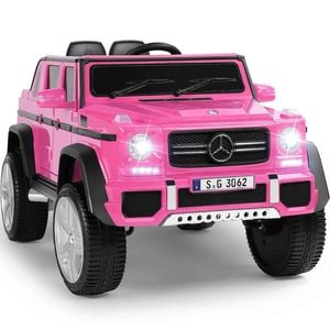 Costway Kid Ride On Car Mercedes Benz Licensed Electric Vehicle Pink