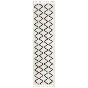 The Rug Connection Rare 11 Off White 400x80cm - Large Runner Shag Indoor Rug