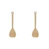 2pk Kitchenaid Birchwood Short Turner Wooden Cooking/kitchen Utensil W/hang Loop