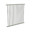 ProtectorAl 350 - 1200 x 1200mm Pale Eucalypt Aluminium Flat Top Pool Fence Panel