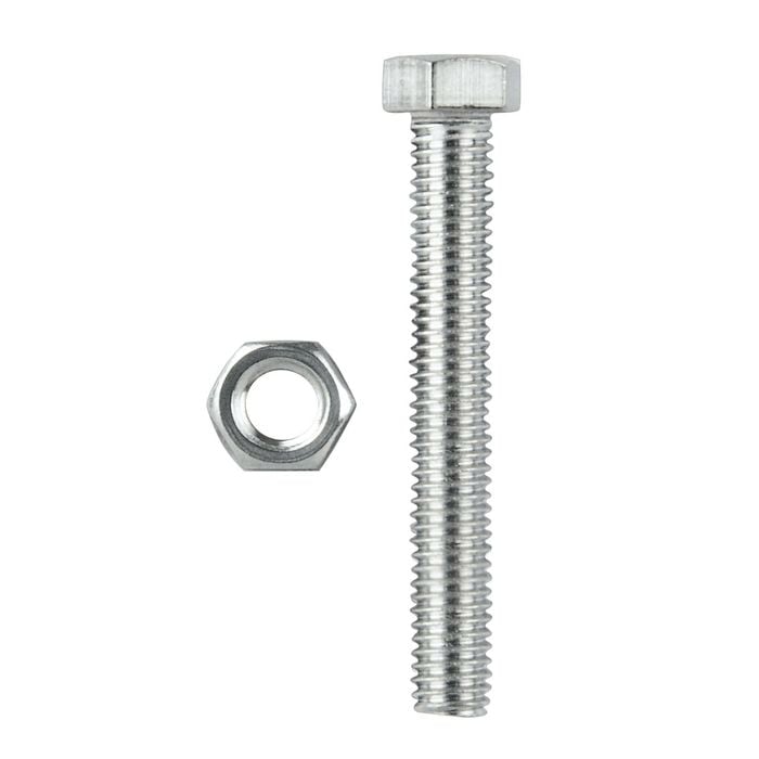 Pinnacle M10 x 150mm Stainless Steel Hex Head Bolts And Nuts - 2 Pack