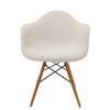 SK Designer Living | Replica Eames DAW Eiffel Chair | Fabric & Natural - Texture Ivory