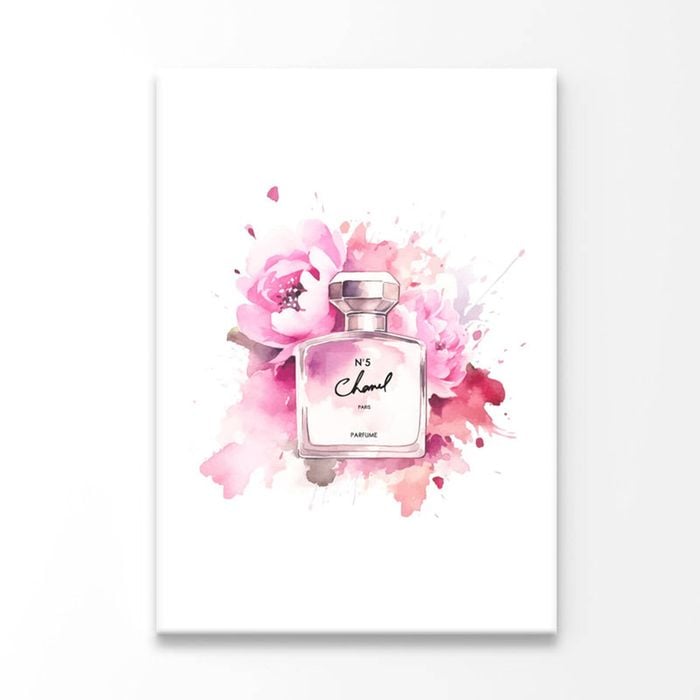 Pink Rose Perfume Print 100% Australian Made 100 x 150cm (Acrylic)