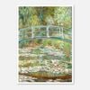 Galrie Monet’s Japanese Bridge Art Print Iconic Impressionist Masterpiece for Home Decor, Poster Only, A3 30x 42cm (12 x 16inch)