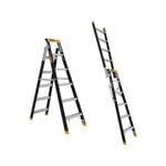 Gorilla 150kg Pro-Lite 6 Step Dual Purpose Fibreglass Ladder