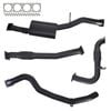 Ignite Exhausts Turbo Back for Nissan GU Patrol 3L Coil Spring Ute 3" Cat & Muffler 409 Stainless Steel