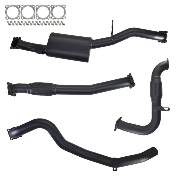 Ignite Exhausts Turbo Back for Nissan GU Patrol 3L Coil Spring Ute 3" Cat & Muffler 409 Stainless Steel
