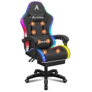 ALFORDSON Gaming Office Chair LED Grey