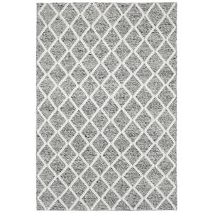 The Rug Connection Klara Grey 225x155cm - Medium Hand Loomed Indoor Floor Rug