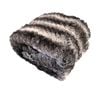 Bloomington Faux Fur Luxury Animal Throw Rug 127 x 152 cm Taupe Chinchilla
