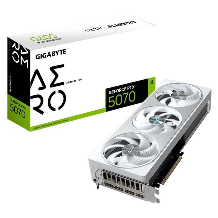 Gigabyte Geforce Rtx 5070 Aero 12gb Graphics Card