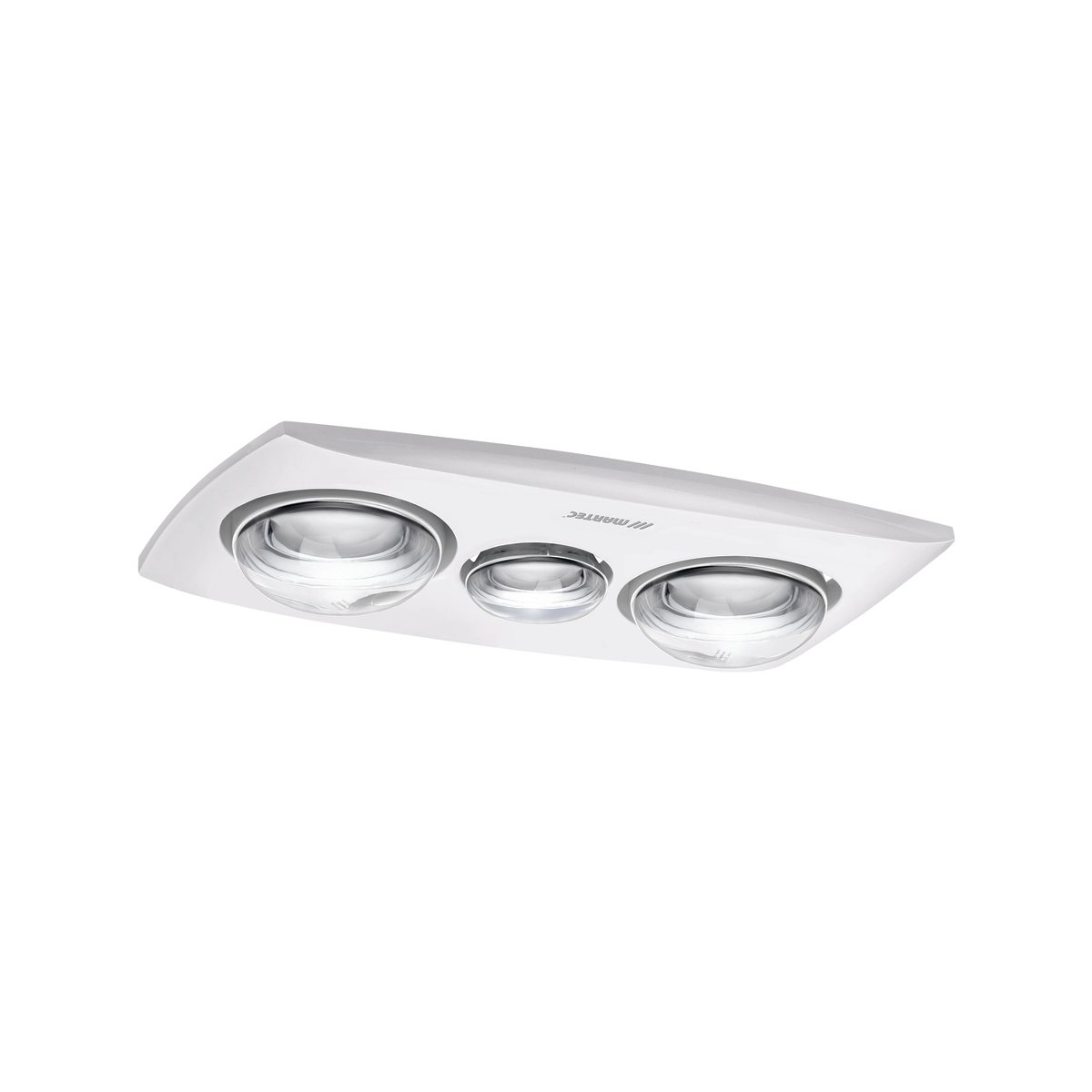 Martec 25W Contour 2 3-in-1 Bathroom Heater, Exhaust Fan and LED Light ...