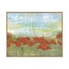 Artey | Coral Poppies II - Framed Canvas - Natural Frame - 55 x 70cm