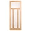 Corinthian 2340 x 820 x 35mm Internal Door White Oak Moda Translucent Glass AMODG20