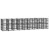 vidaXL Outdoor Dog Kennel Steel Garden Puppy Pet Enclosure Supply Cage House