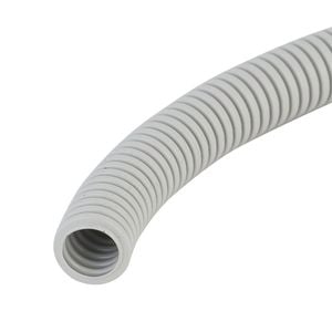 DETA 10m Medium Duty Corrugated Conduit - 20mm Grey