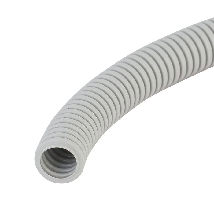 DETA 10m Medium Duty Corrugated Conduit - 20mm Grey