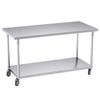 SOGA 150cm Commercial Catering Kitchen Stainless Steel