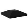 ProtectorAl 20 x 65 x 65mm Black Plastic 3 Way Post Cap