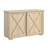 Melina Sideboard Cabinet 2 Sliding Doors Oak