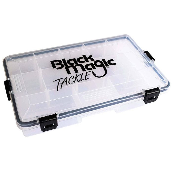 Black Magic Waterproof Fishing Tackle Storage Box Tray Standard