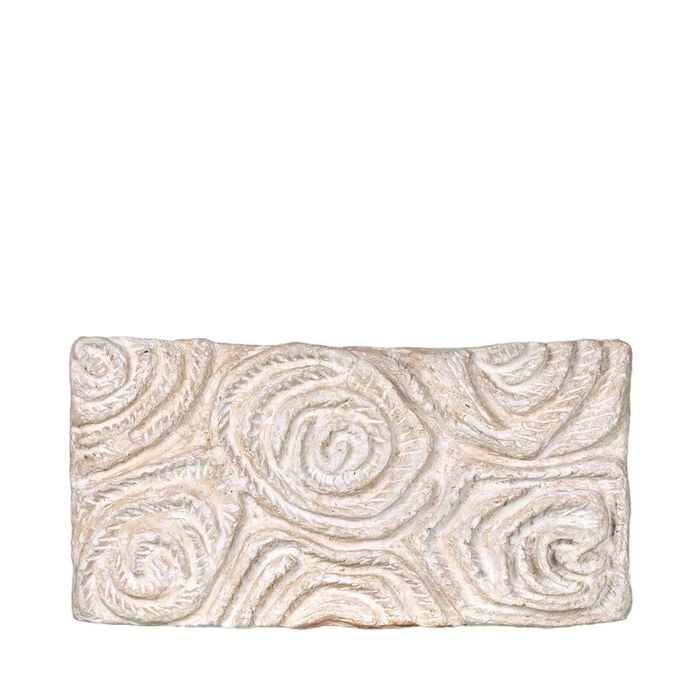 Belle Desert Paper Mache Wall Hanging Mural - Natural
