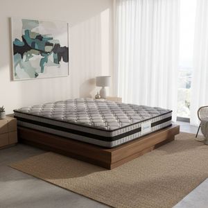 Dreamz 22CM Egg Crate Foam Mattress Double Dark Grey