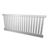 Think Fencing 2340 x 1200mm White Wren PVC Picket panel 