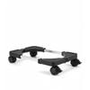 Mobile CPU Bracket, Adjustable Computer Tower, Rolling 4 Casters Black