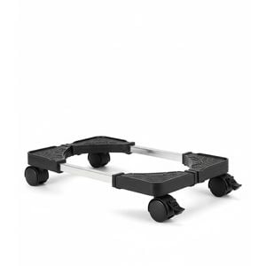 Mobile CPU Bracket, Adjustable Computer Tower, Rolling 4 Casters Black