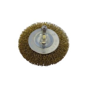 Josco Crimped Wheel Brush  75mm Spindle-Mounted