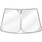 Windshield Sun Shade for Toyota Hilux 2015-2024 Blocks UV Rays Sun Visor Protector Sunshade