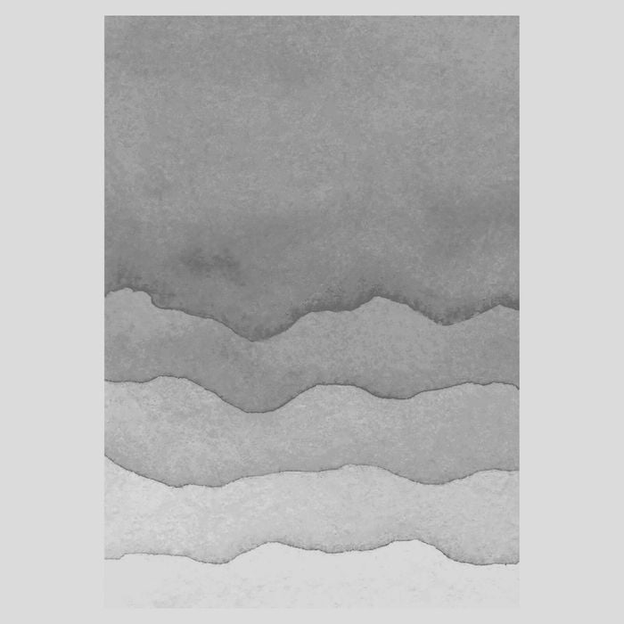 Urban Style Abstract Printed Microfibre Rug – Grey | 160 X 240cm