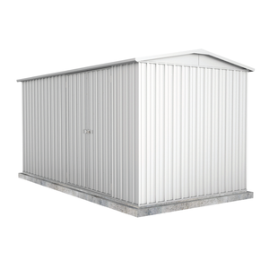 Absco Sheds 4.48mW x 2.26mD x 2.30mH Surfmist Double Door Highlander Garden Shed 