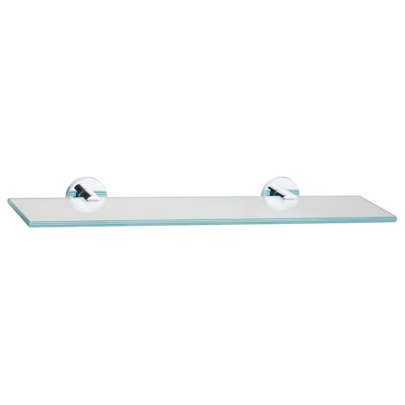 Resonance Chrome Glass shelf