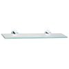 Mondella Resonance Chrome Glass Shelf