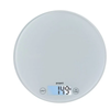 Propert Disque 3 Tempered Glass Kitchen Scales in White