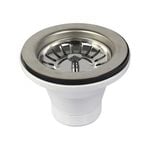BOSTON Stainless Steel Extended Sink Basket Waste